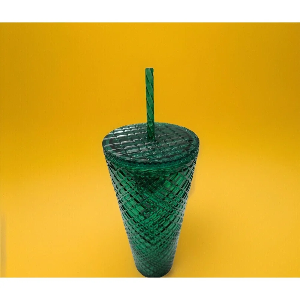 Starbucks 2021‎ Emerald Green Jeweled Holiday Venti Gradient 24 oz Tumbler Cup